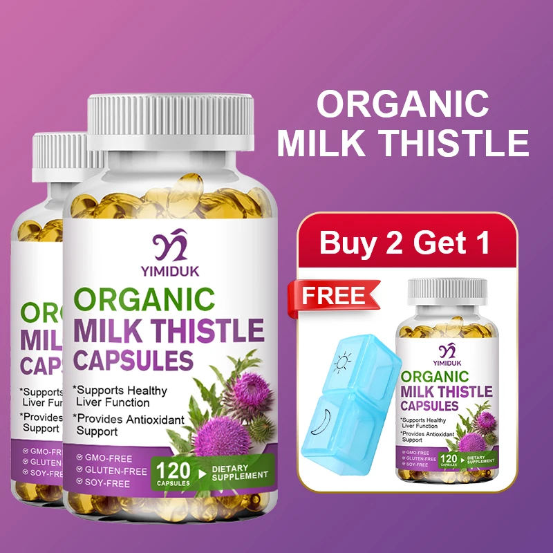 YIMIDUK Milk Thistle Liver Sup - огляд і ціна Health Wellness Vitality