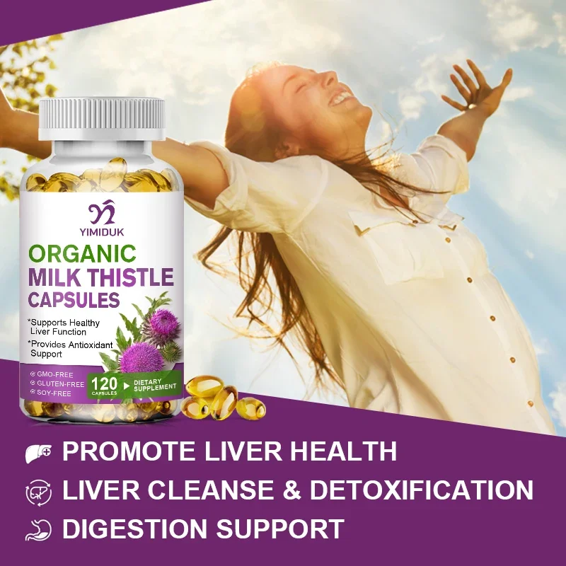 YIMIDUK Milk Thistle Liver Sup - огляд і ціна Health Wellness Vitality