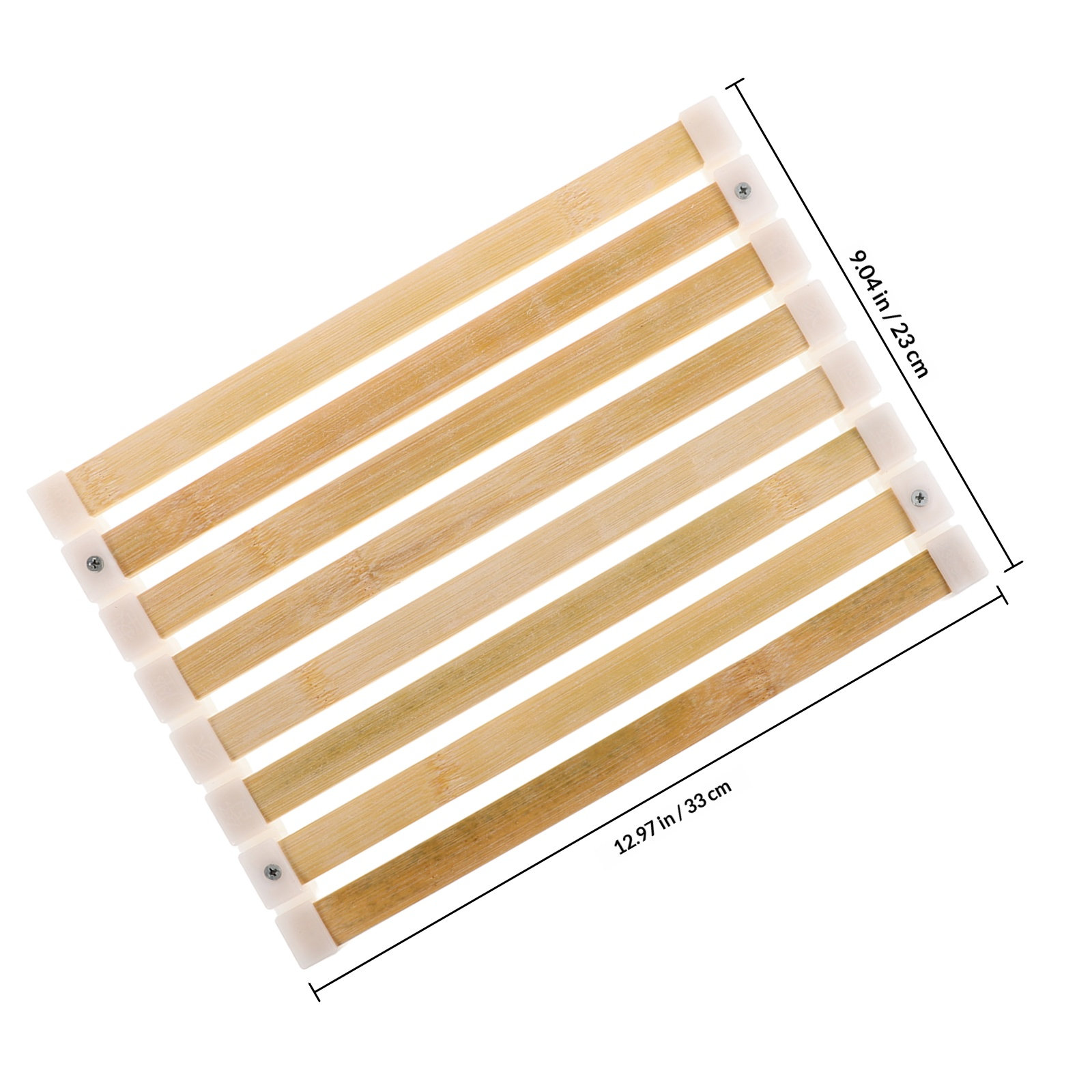 Beige Bamboo Bath Mat Handcraf - огляд і ціна Bamboo Bath Mat