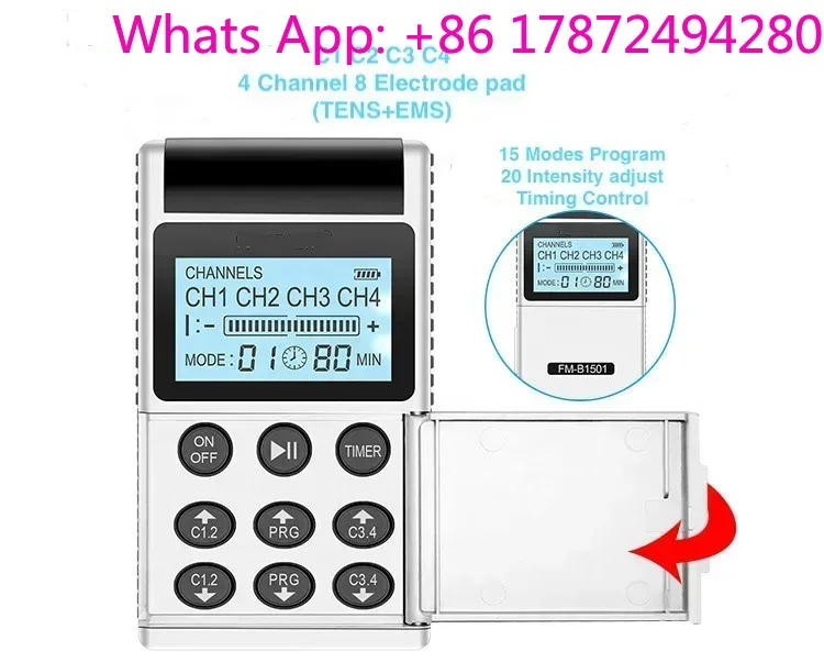 7000 4 channel 15 modes pain r - огляд і ціна Tens Pain Relief Unit