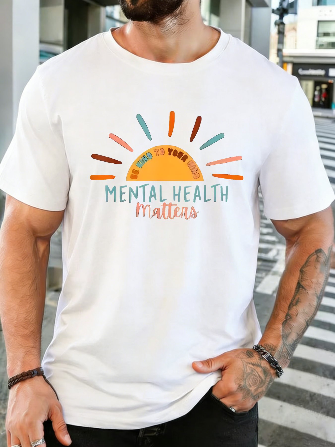 Men Cotton Crew Neck T Shirt M - огляд і ціна Health Wellness Trends