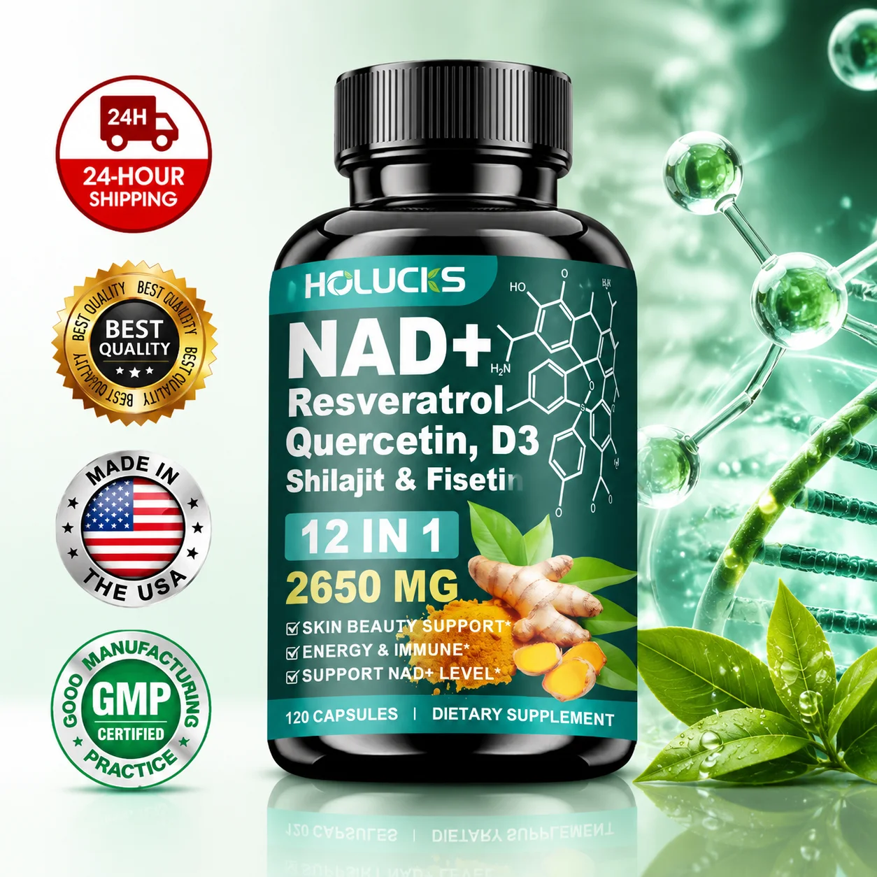 High Potency NAD+ Supplement,  - огляд і ціна Health Wellness & Psychology