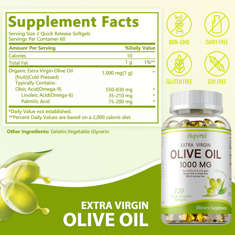 Olive Oil Softgel 1000mg - Pro - огляд і ціна Health Wellness Vitality